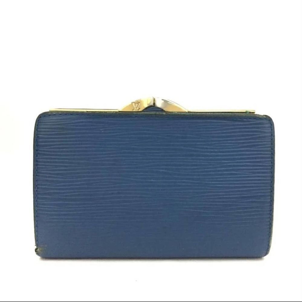 Authentic Louis Vuitton Epi Porte  Viennois Leather Bifold Wallet /1K0180 - Picture 4 of 8